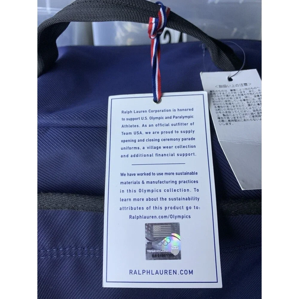 Polo Ralph Lauren Team USA Roller luggage ROLLING SUITCASE Bag Olympics 32” NEW